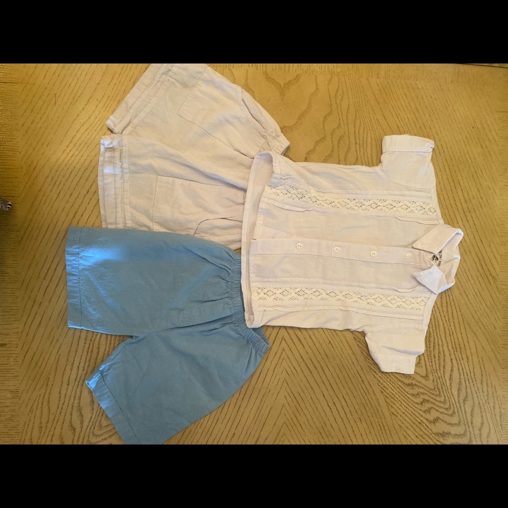 Toddler guayabera outfit
